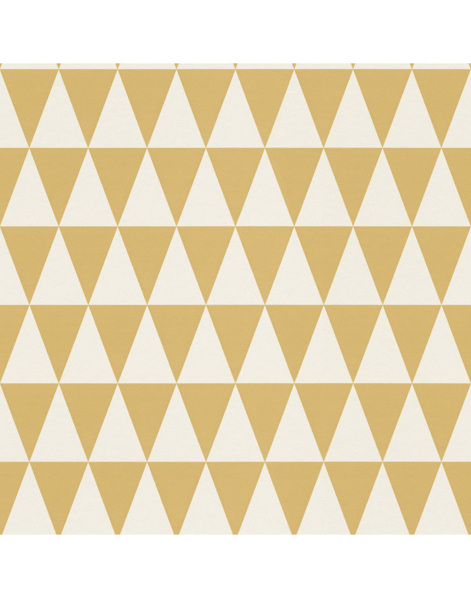 Tapeta trojuholníková  128863 - žltá/okrová